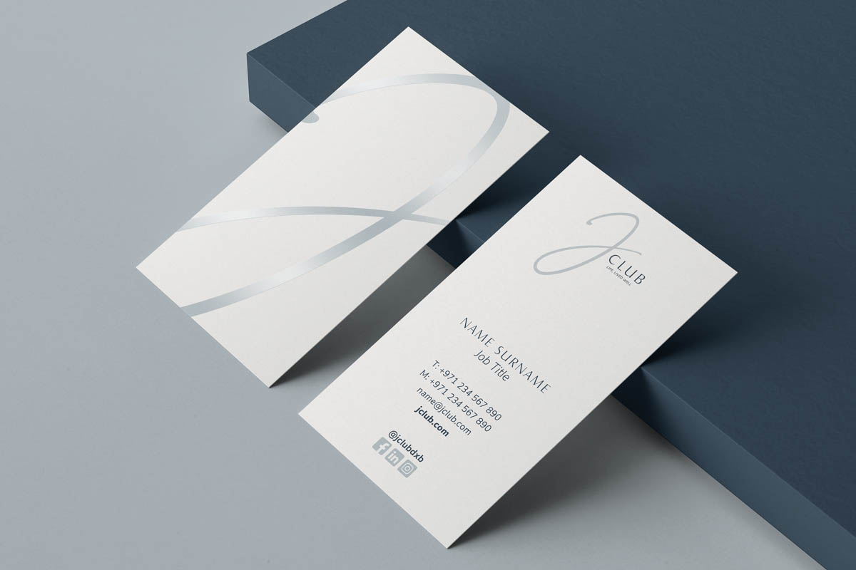 Jumeirah-J-Club-dubai-business-card-design